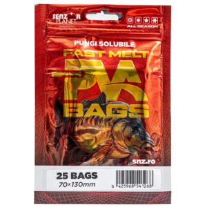 PUNGI SOLUBILE PVA BAGS 70x130mm 25buc