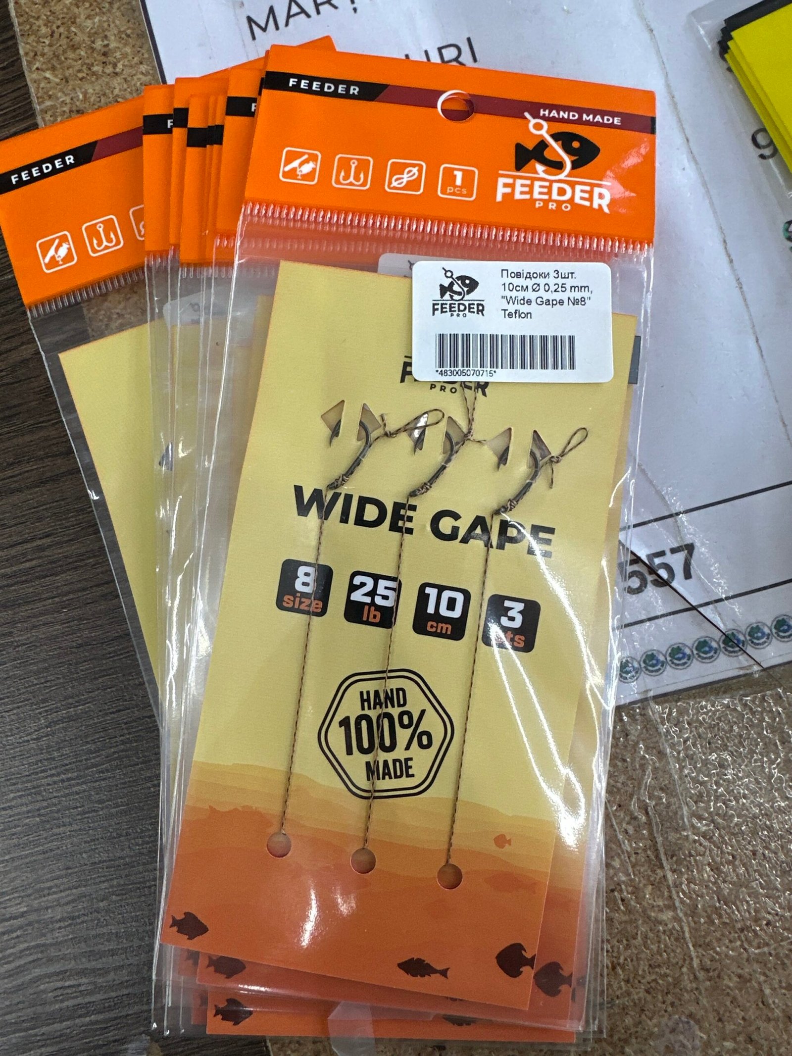 FP cârlige legate wide gape nr8