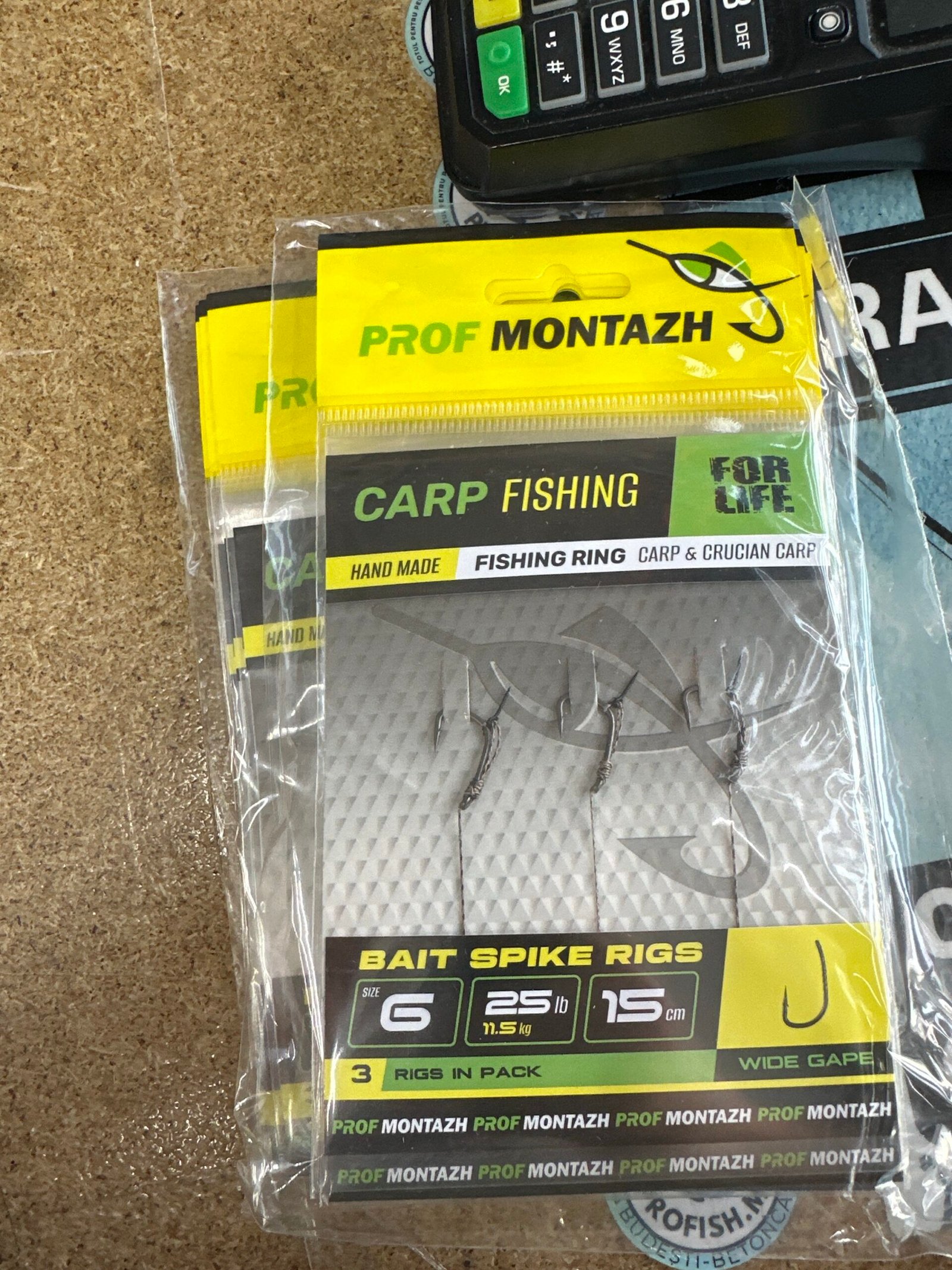 Profmontaj cârlige legate wide cape cu ac nr.6